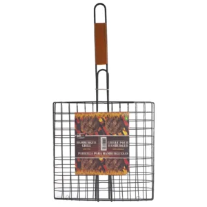 Grille à hamburger pour BBQ avec poigné