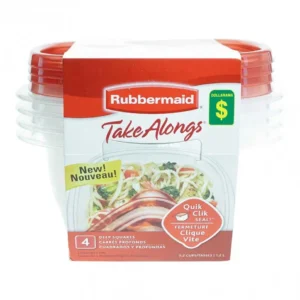 4 Contenants pour aliments rubermaid