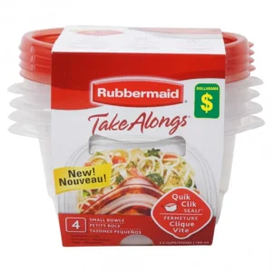 4 contenants pour aliments rubermaid