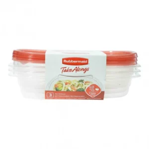 3 contenants pour aliment rubermaid