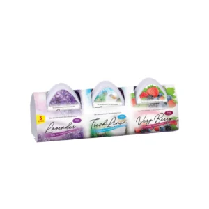 Désodorisant en gel – 60 g, paquet de 3