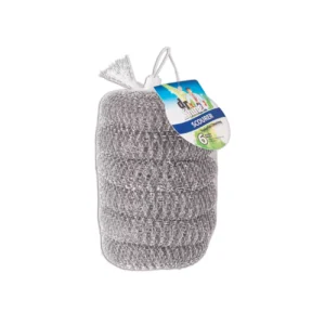 Tampons récurants en fil d'acier – paquet de 6