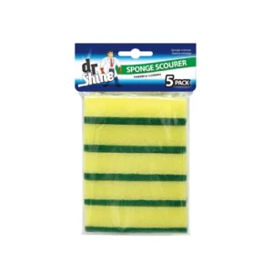 Éponges avec grattoir – paquet de 5