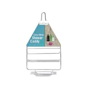 Rangement de douche chromé – 10 x 25 x 44 cm