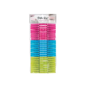 Pinces à linge en plastique – paquet de 48