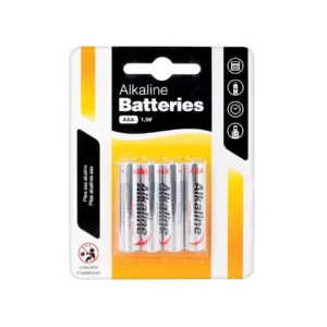 Piles alcalines AAA – paquet de 4