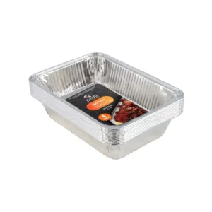 Plateaux de service en aluminium – 15 x 22 cm, lot de 4