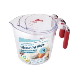 Pichets doseurs – lot de 3 (1 L / 500 ml / 250 ml)