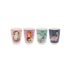 Gobelets enfants en fibre de bambou – lot de