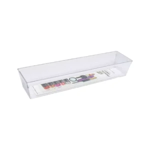 Organiseur de tiroir transparent – 30 x 7 cm