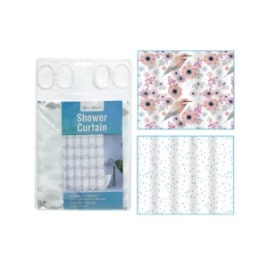 Rideau de douche imprimé – 180 x 180 cm
