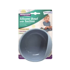 Bol à ventouse en silicone pour bébé – 12 x 8 cm