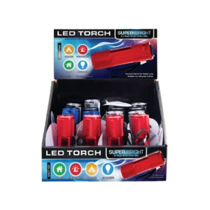Lampe torche en aluminium – 9 LEDs