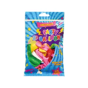 Ballons multicolores – lot de 25