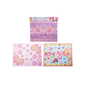 Sets de table pour fête de filles – lot de 10